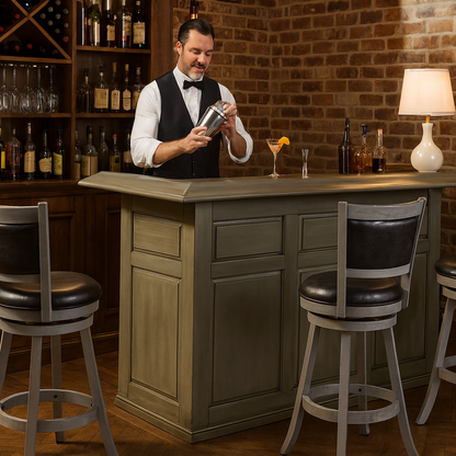 RAM Pub Series 72" Dry Bar Slate