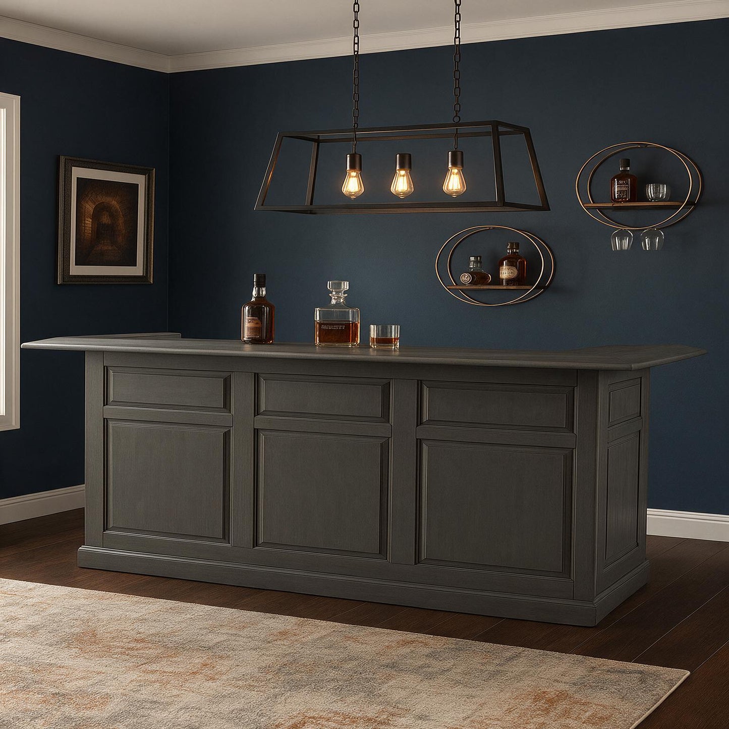 RAM Pub Series 72" Dry Bar Slate