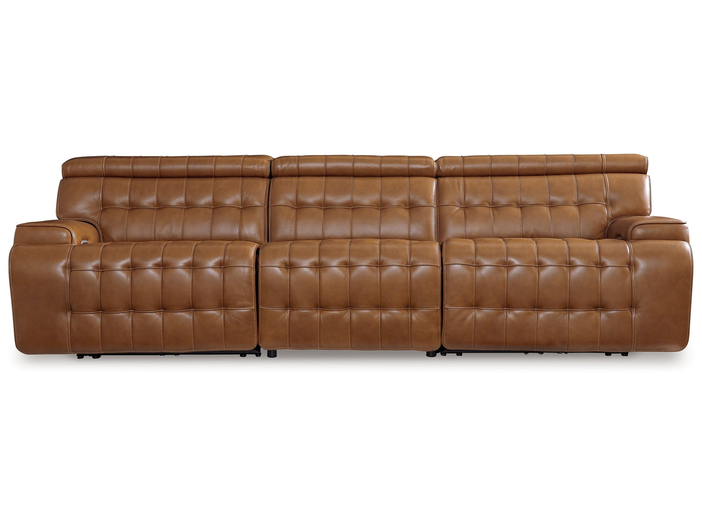 Temmpton Chocolate 3-Piece Power Reclining Sectional Sofa