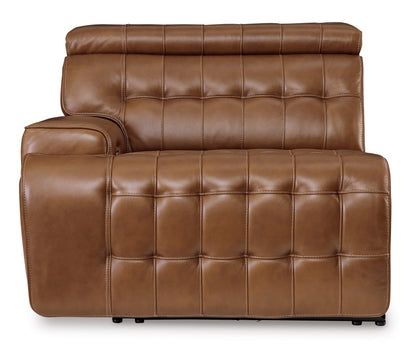Temmpton Chocolate 3-Piece Power Reclining Sectional Sofa