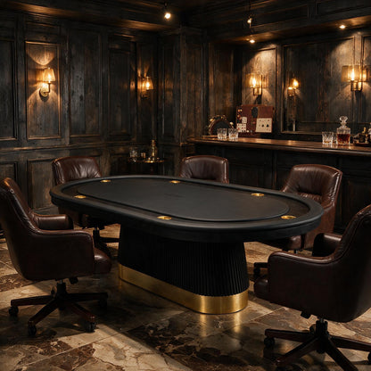 Prohibition Series Texas Hold'em Table Black