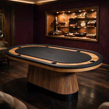 Prohibition Series Texas Hold'em Table Walnut