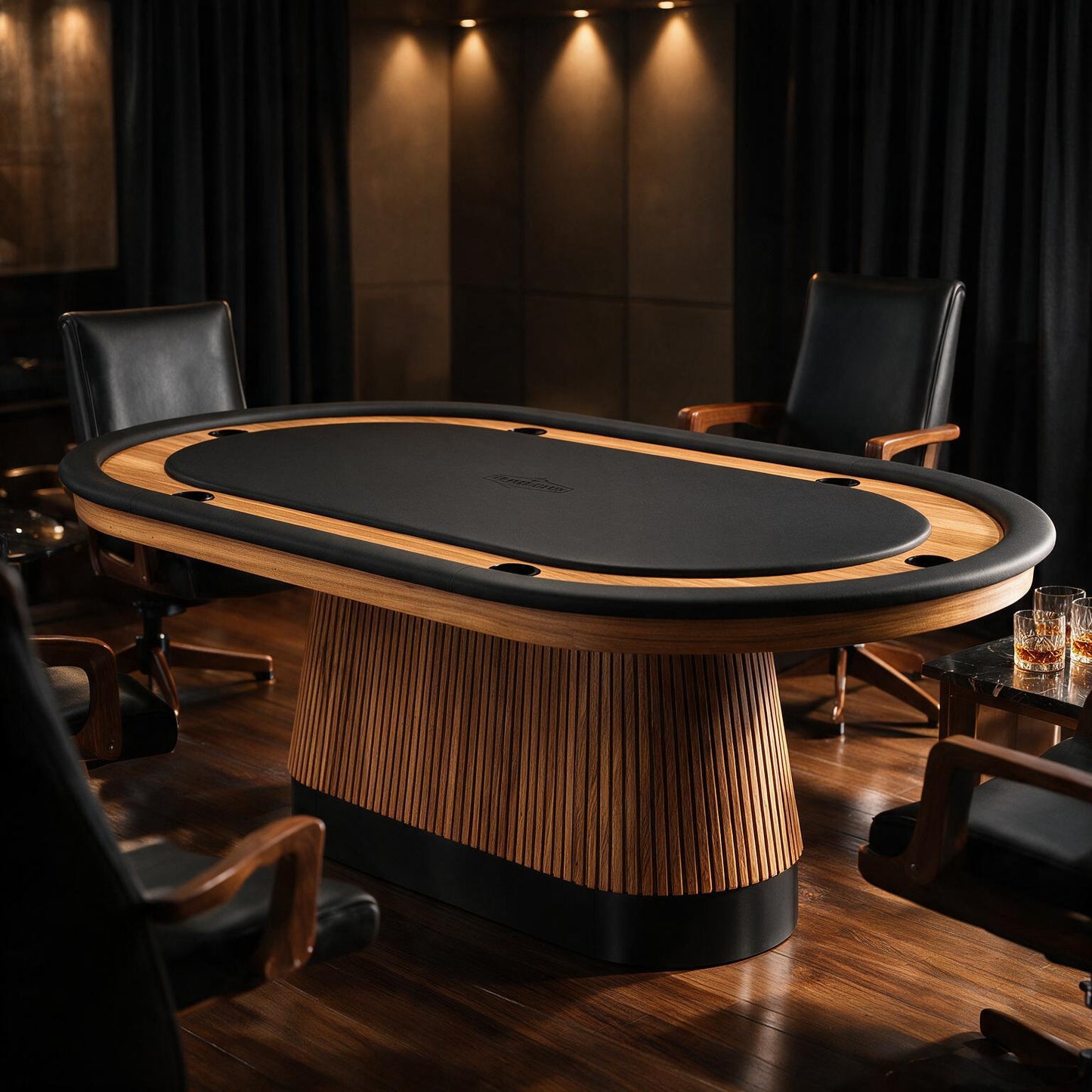Prohibition Series Texas Hold'em Table Walnut