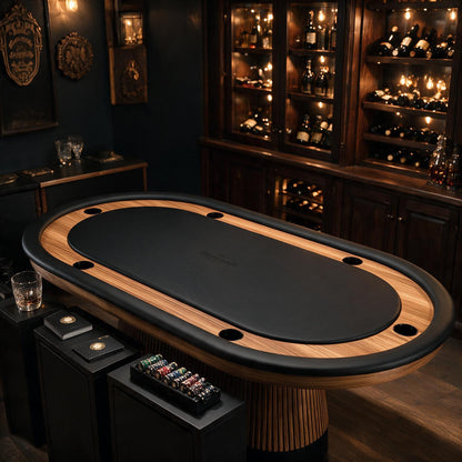 Prohibition Series Texas Hold'em Table Walnut