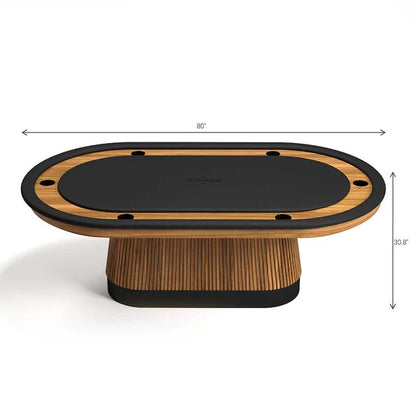 Prohibition Series Texas Hold'em Table Walnut