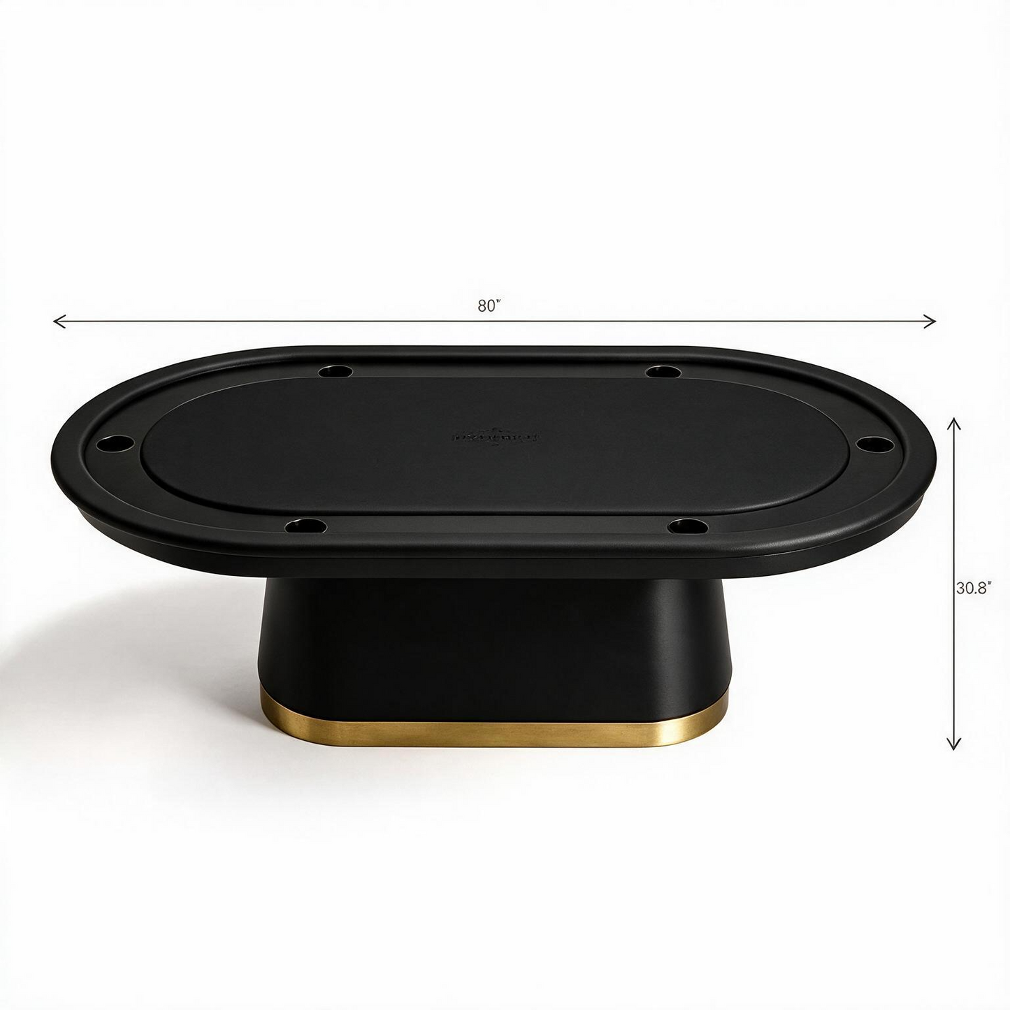 Prohibition Series Texas Hold'em Table Black