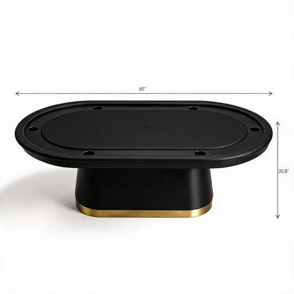 Prohibition Series Texas Hold'em Table Black