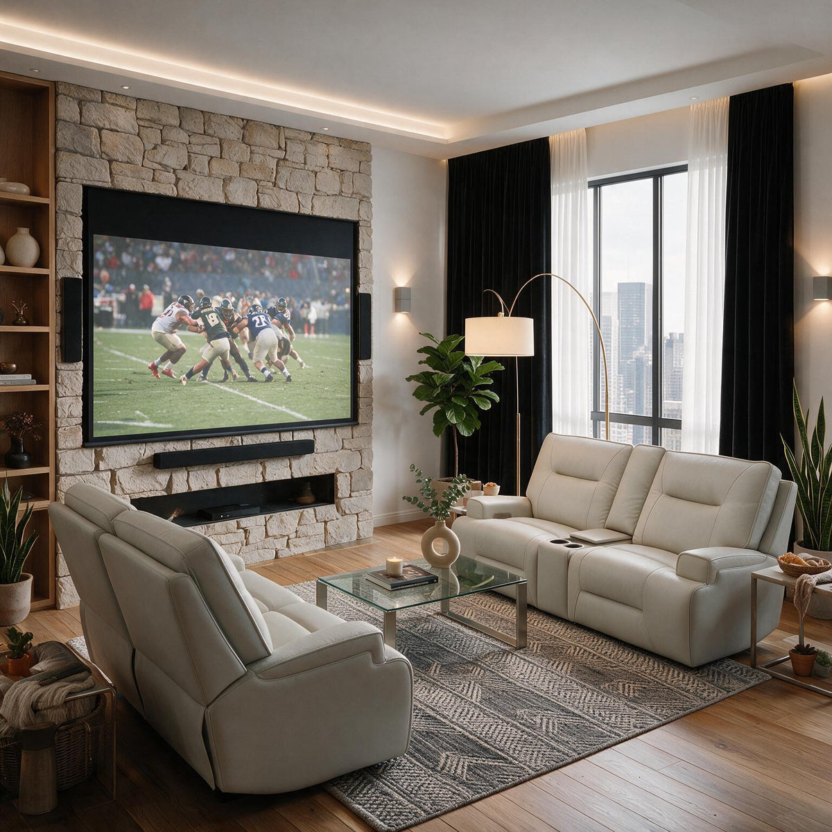 Atlas Fog 2-Piece Power Sofa Set