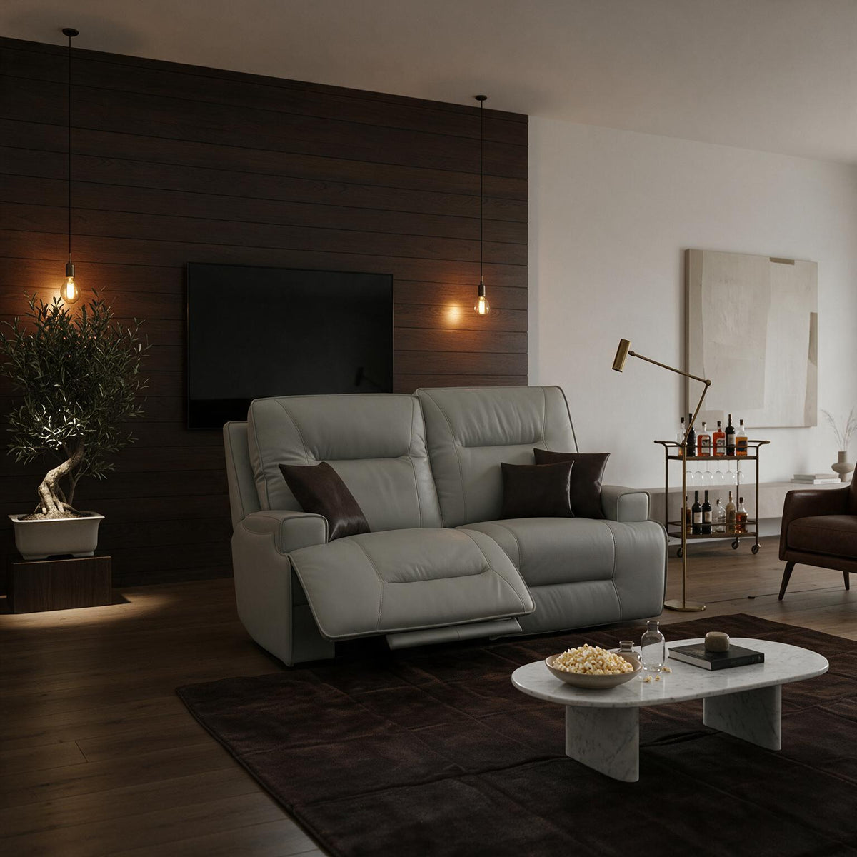 Atlas Fog Zero Gravity Power Sofa