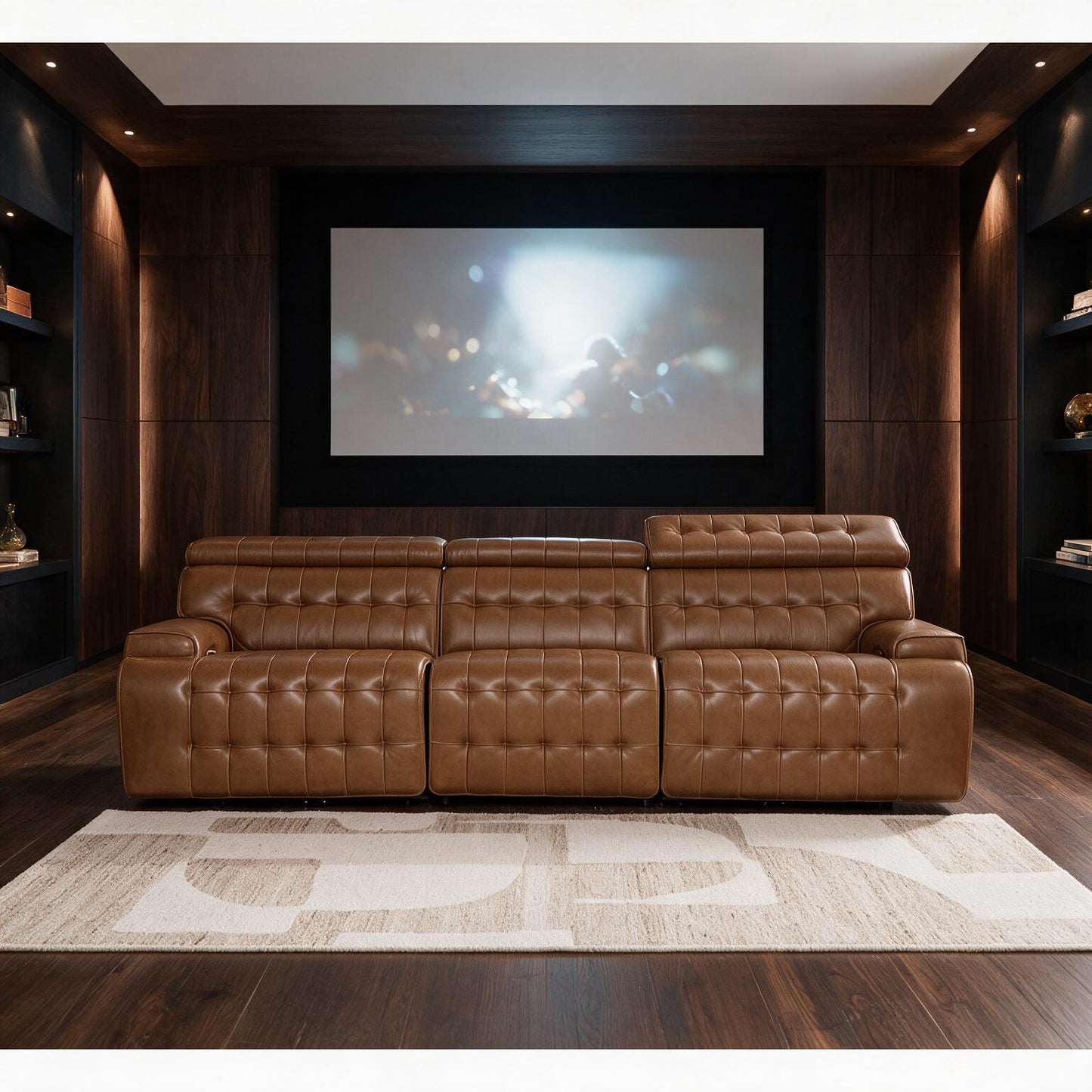 Temmpton Chocolate 3-Piece Power Reclining Sectional Sofa