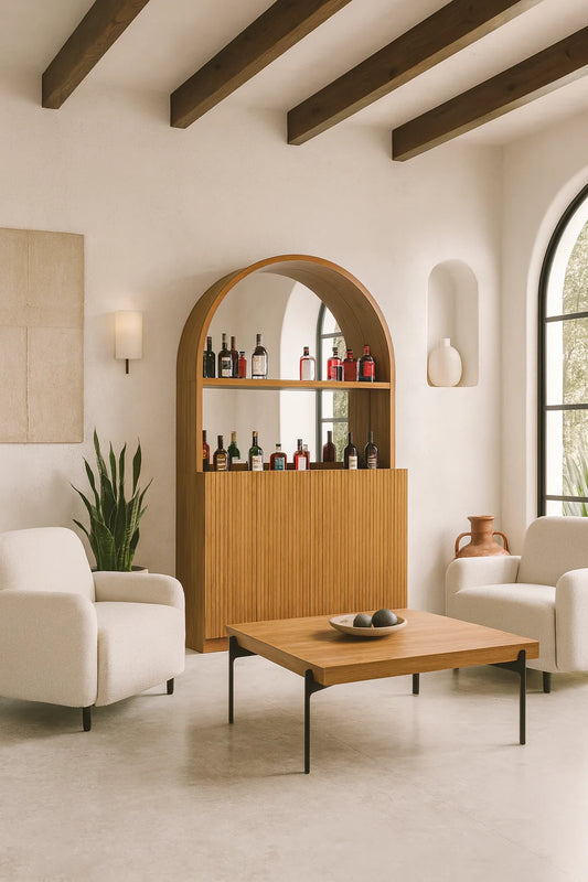 Prohibition Series Back Bar - Walnut
