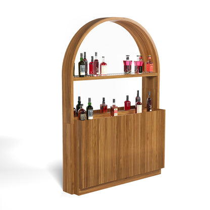 Prohibition Series Back Bar - Walnut