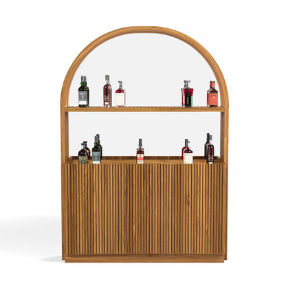 Prohibition Series Back Bar - Walnut