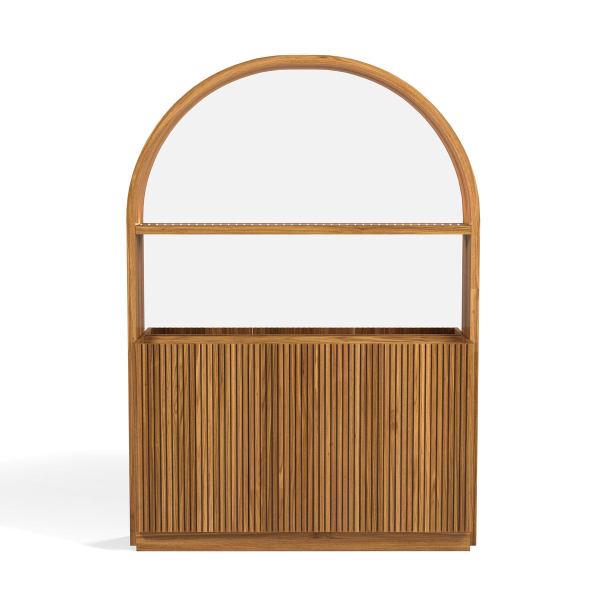 Prohibition Series Back Bar - Walnut