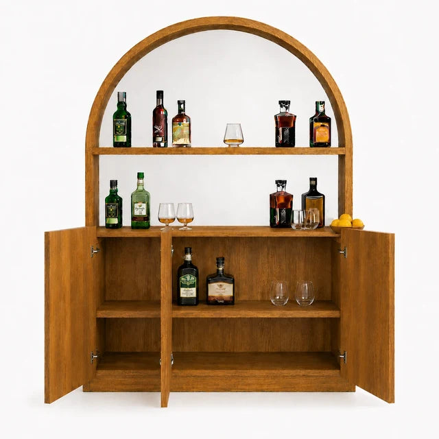Prohibition Series Back Bar - Walnut