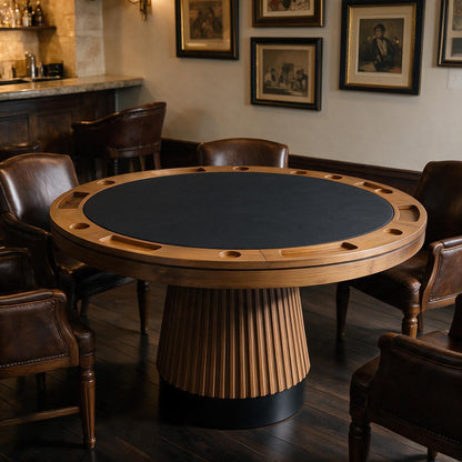 2 in 1 Poker Table  48" Walnut