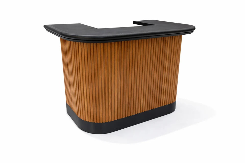 Prohibition Series 60" Cocktail Bar - Walnut