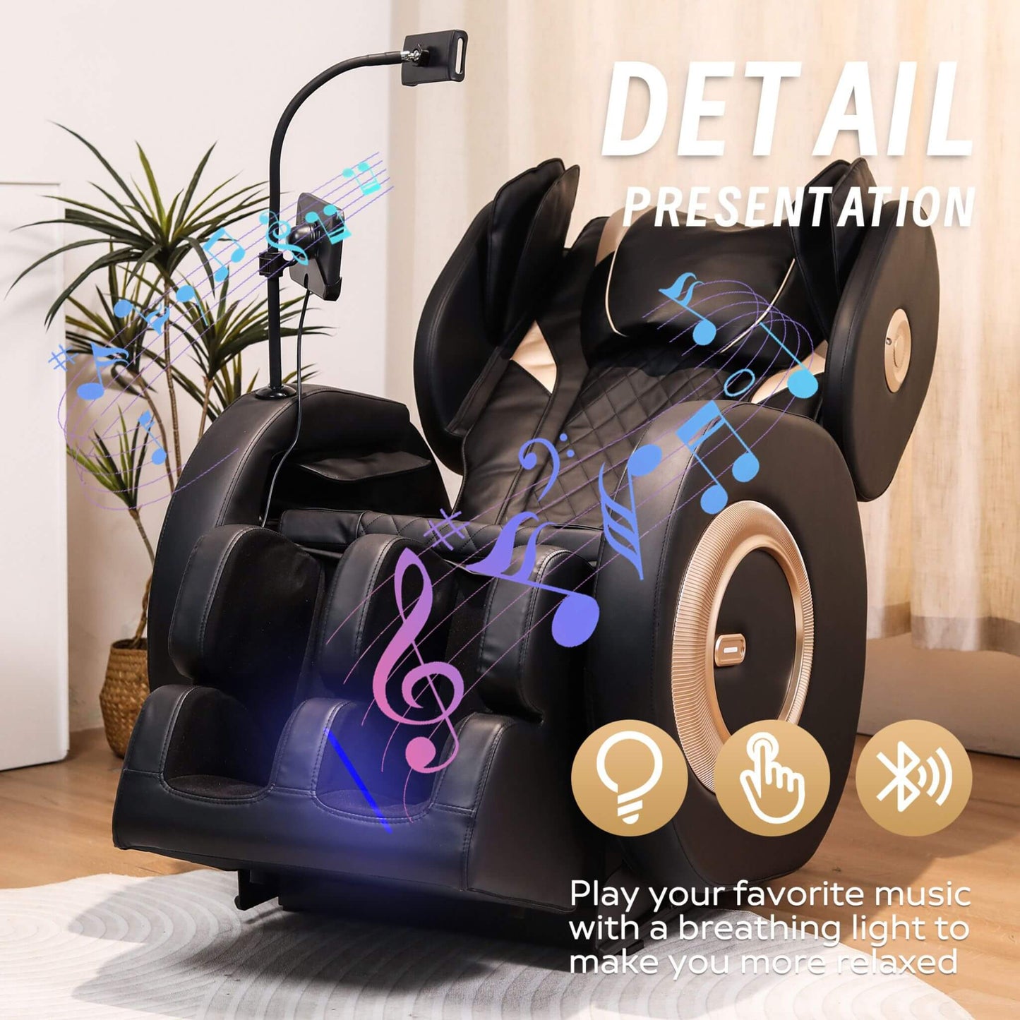 Airvana Tranquil Automatic Zero-Gravity Massage Recliner Chair With Full Body Air Pressure