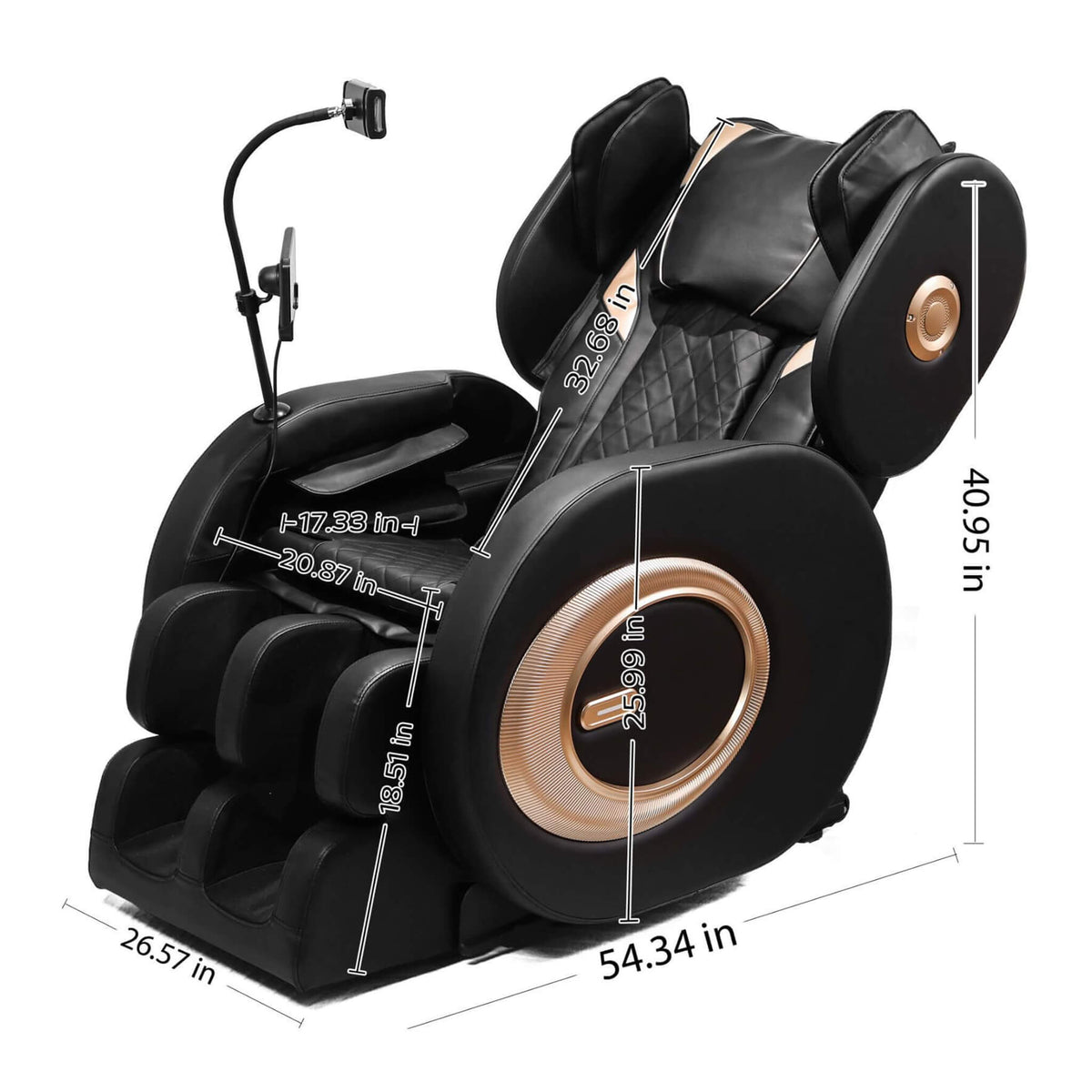 Airvana Tranquil Automatic Zero-Gravity Massage Recliner Chair With Full Body Air Pressure