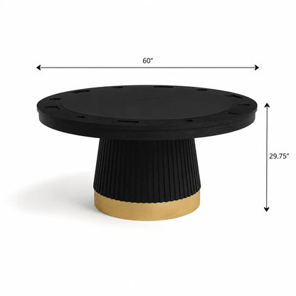 Prohibition Series 60" Poker Table Black
