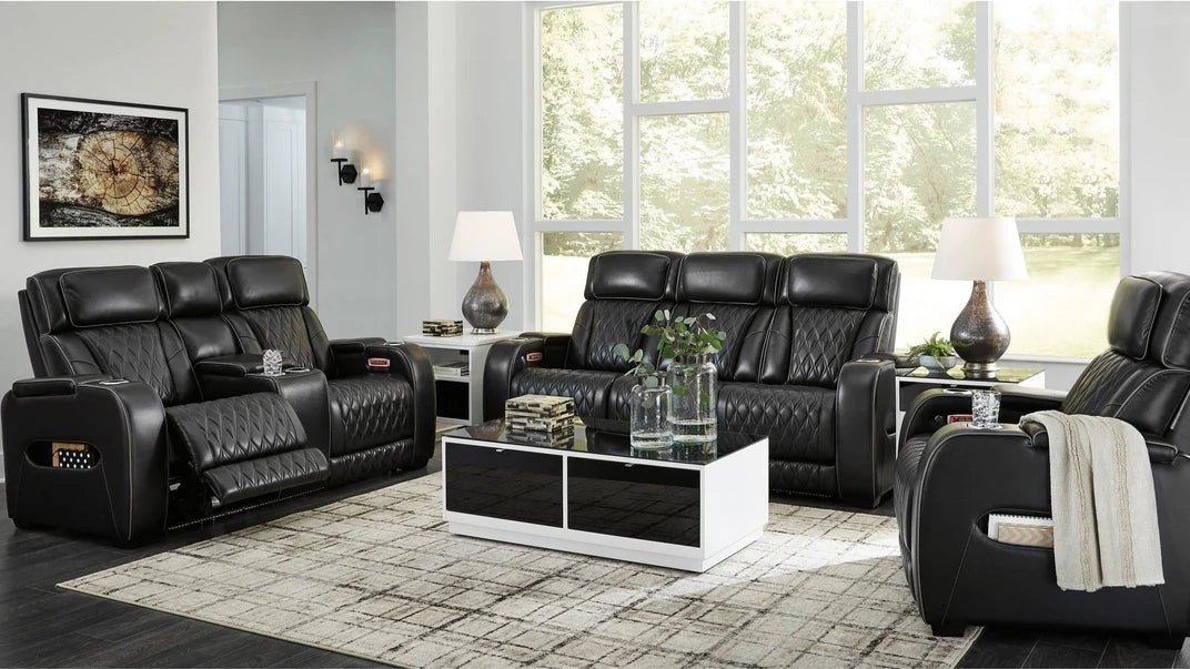 Boyington Black Power Recliner