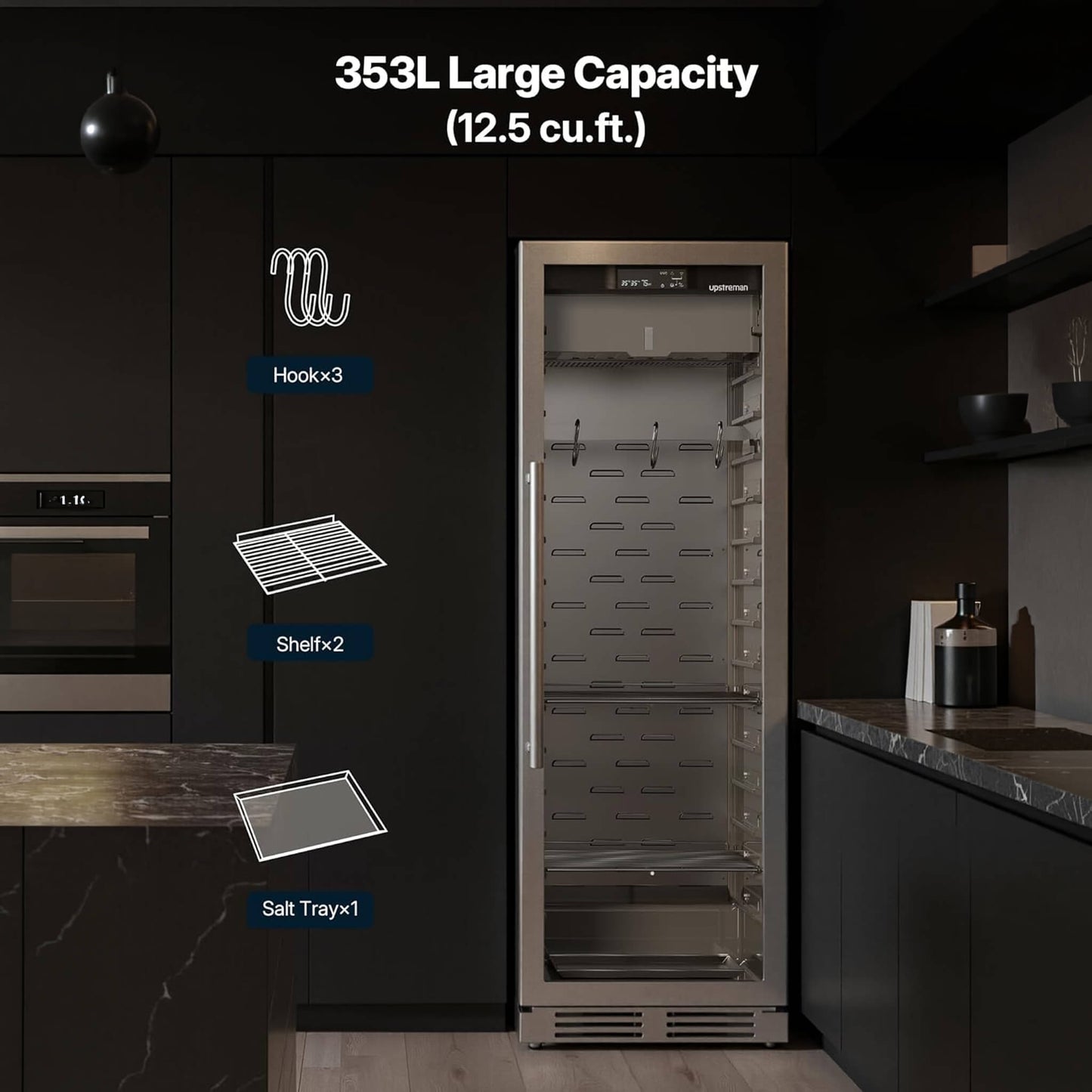 Commercial 12.5 Cu.Ft Dry Aging Fridge For Steaks, Beef, Lamb and Ham