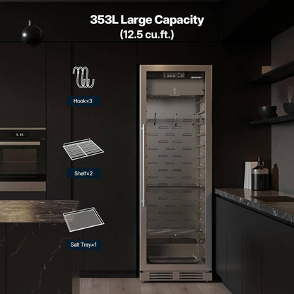 Commercial 12.5 Cu.Ft Dry Aging Fridge For Steaks, Beef, Lamb and Ham