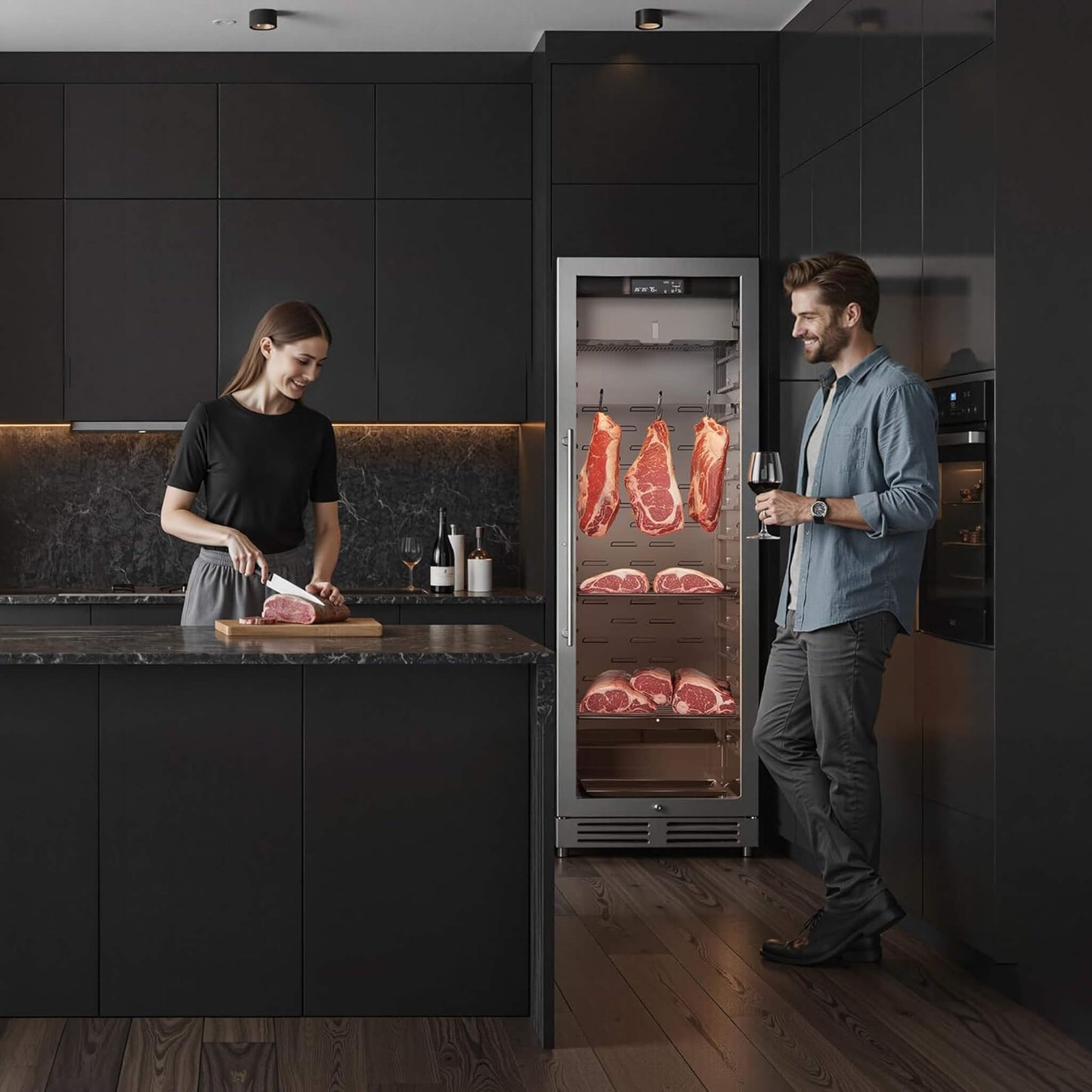 Commercial 12.5 Cu.Ft Dry Aging Fridge For Steaks, Beef, Lamb and Ham
