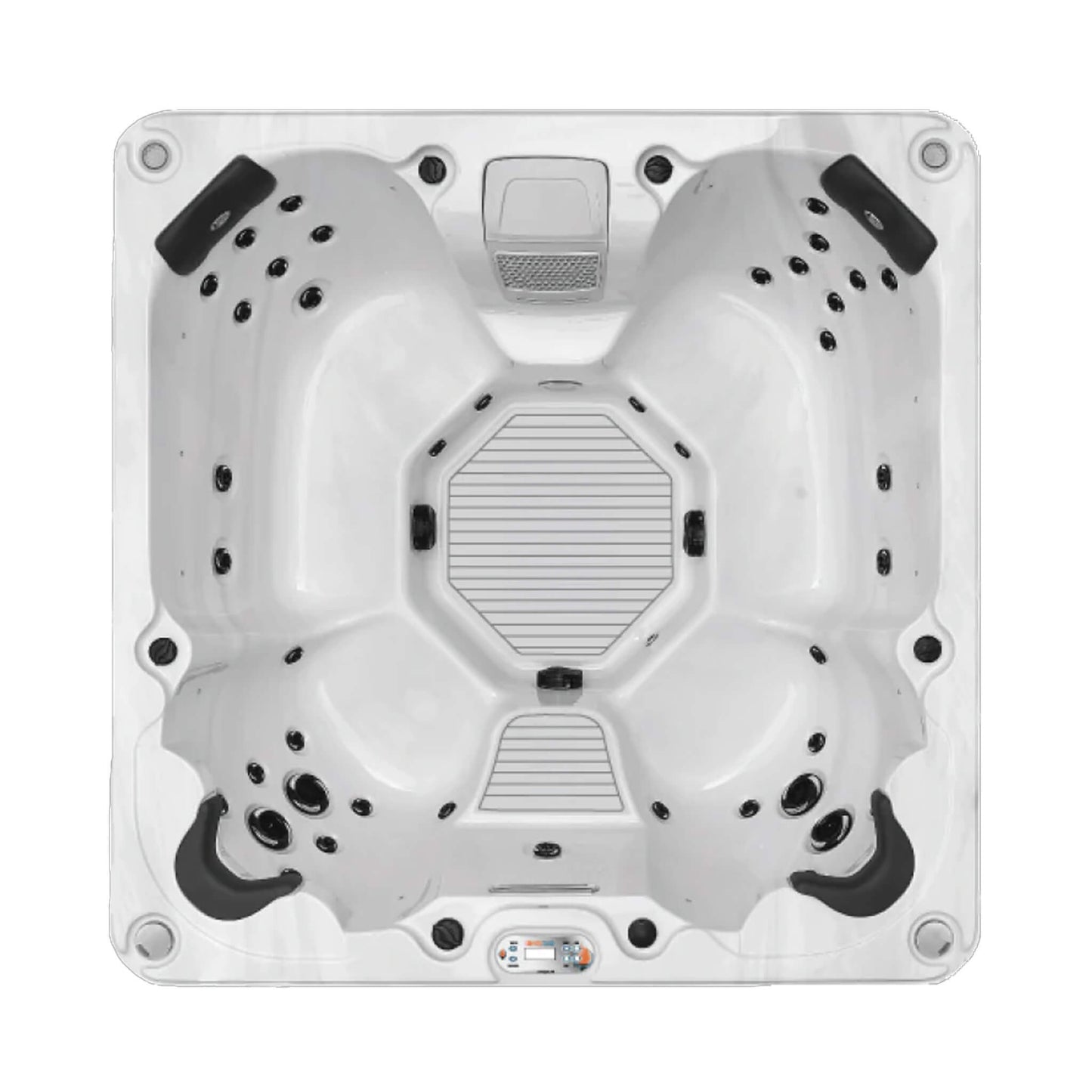 CSC Louisiana 7-Person 240V Luxury 46-Jet Spa With Cascading Waterfall