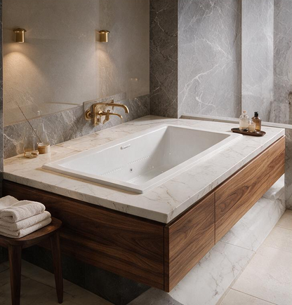 Jacuzzi Elara 60-Inch Drop-In Whirlpool Bath