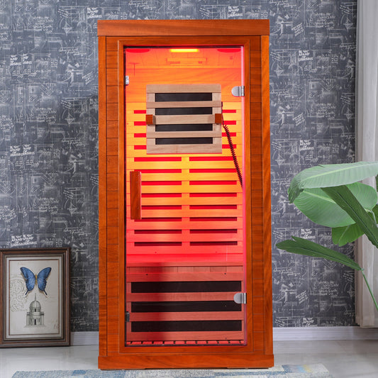 Infrared  Sauna  with Red Light Therapy for 1  Person
