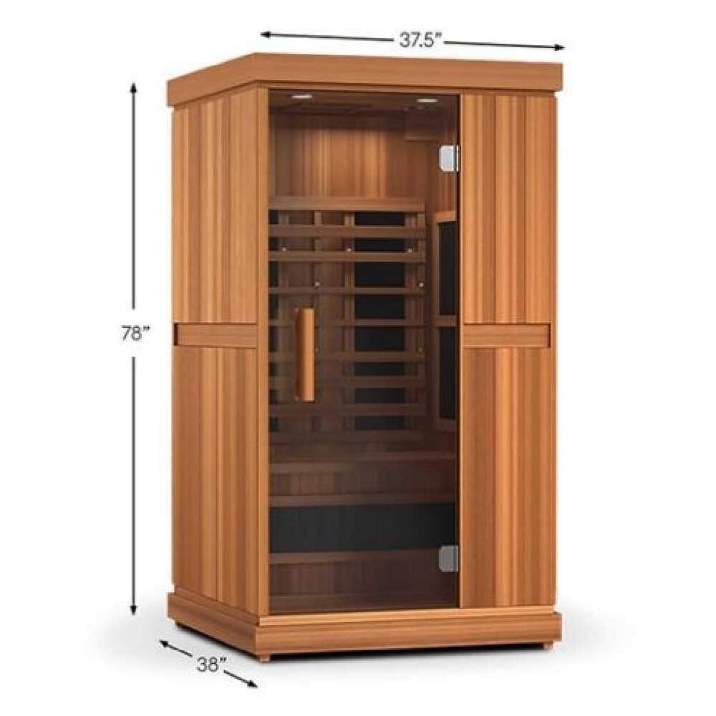 Finnmark FD-1 Full Spectrum 1-Person Home Infrared Sauna With Bluetooth Audio