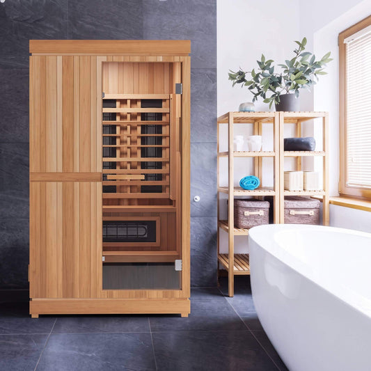 Finnmark FD-4 Trinity 2-Person Home Infrared & Steam Sauna Combo