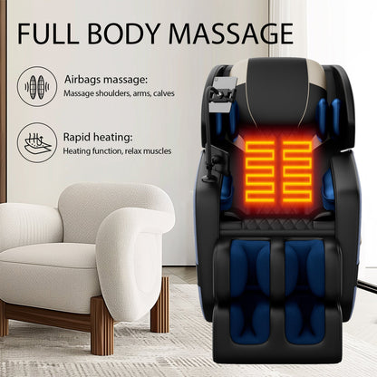 Airvana Imperium Full-Body Zero-Gravity Massage Recliner Chair With Ambient Lighting