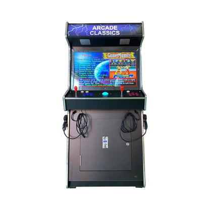 Full-Size Commercial-Grade 2-Player Upright Standup Arcade Machine With 4500 Classic Games And 2 Shooting Guns