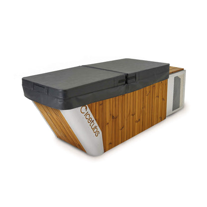 Icetubs IceBath Thermowood And Stainless Steel Cold Plunge Therapy Immersion Bath