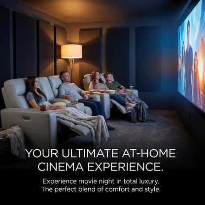 Atlas Fog Zero Gravity Power  Sofa w/ Fridge