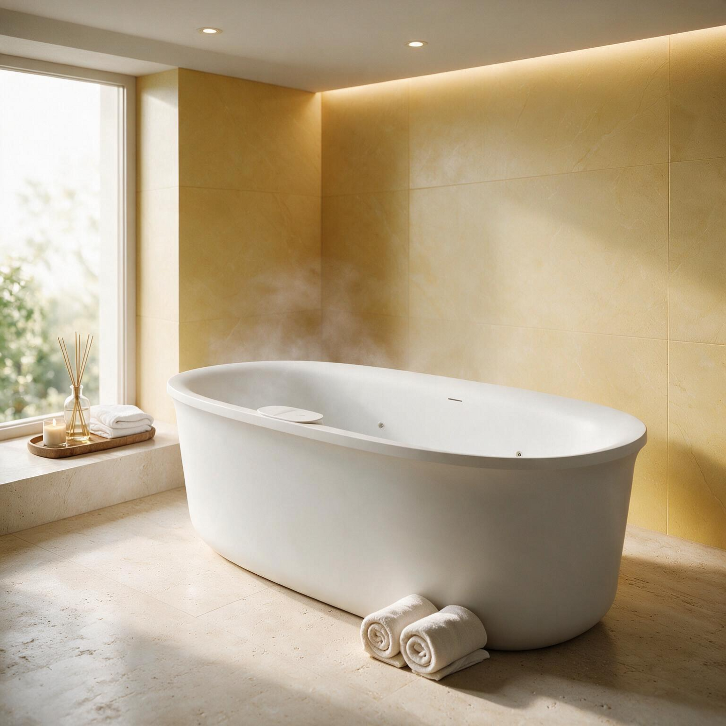 Jacuzzi Arga 69-Inch Freestanding Whirlpool Bathtub