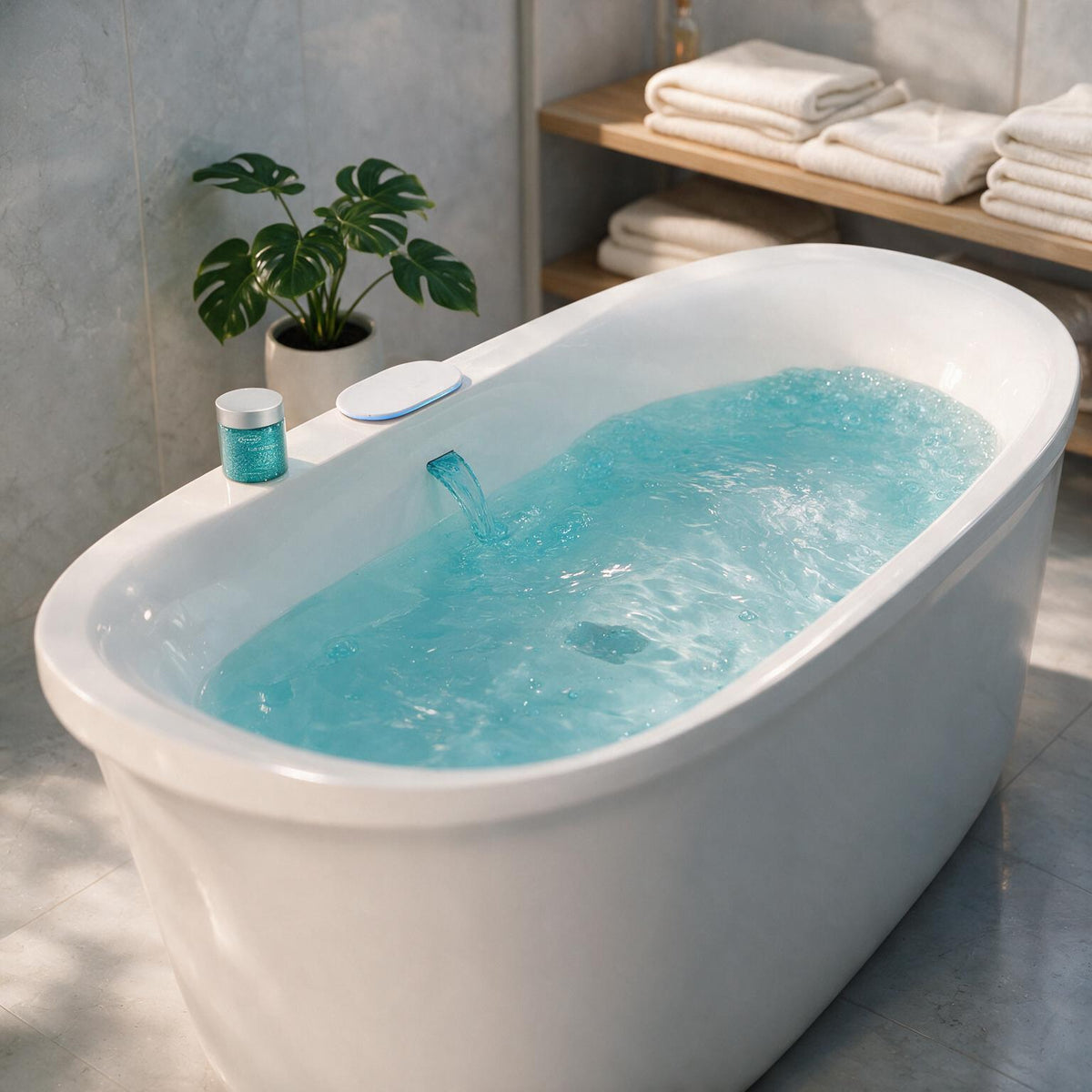 Jacuzzi Arga 69-Inch Freestanding Whirlpool Bathtub