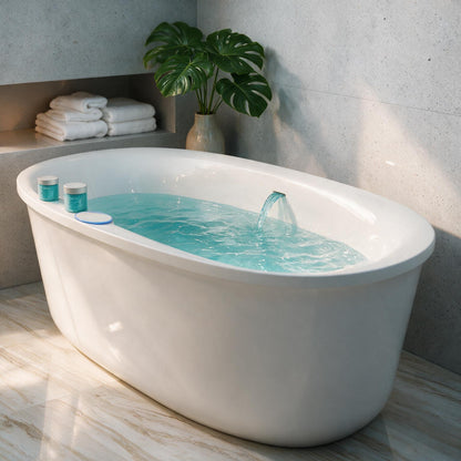 Jacuzzi Arga 69-Inch Freestanding Whirlpool Bathtub