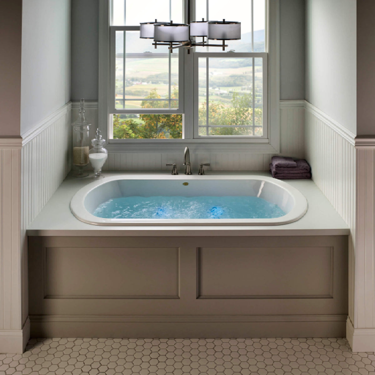 Jacuzzi Duetta 66-Inch Premium Undermount Whirlpool Bathtub