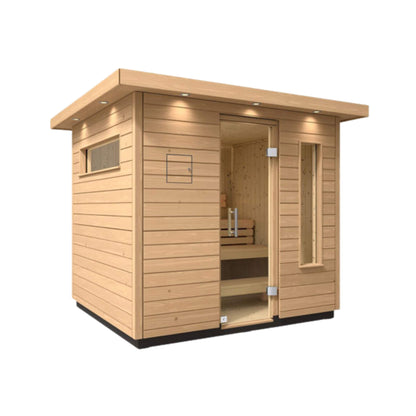 Kohler C2 Outdoor Douglas Fir Scandinavian Spruce Sauna Kit