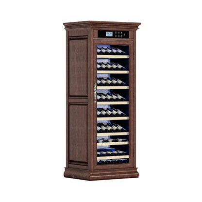 Nuvia 102-Bottle 10.6 Cu.Ft Wine Cooler Cabinet With LED Lighting And Temperature Control