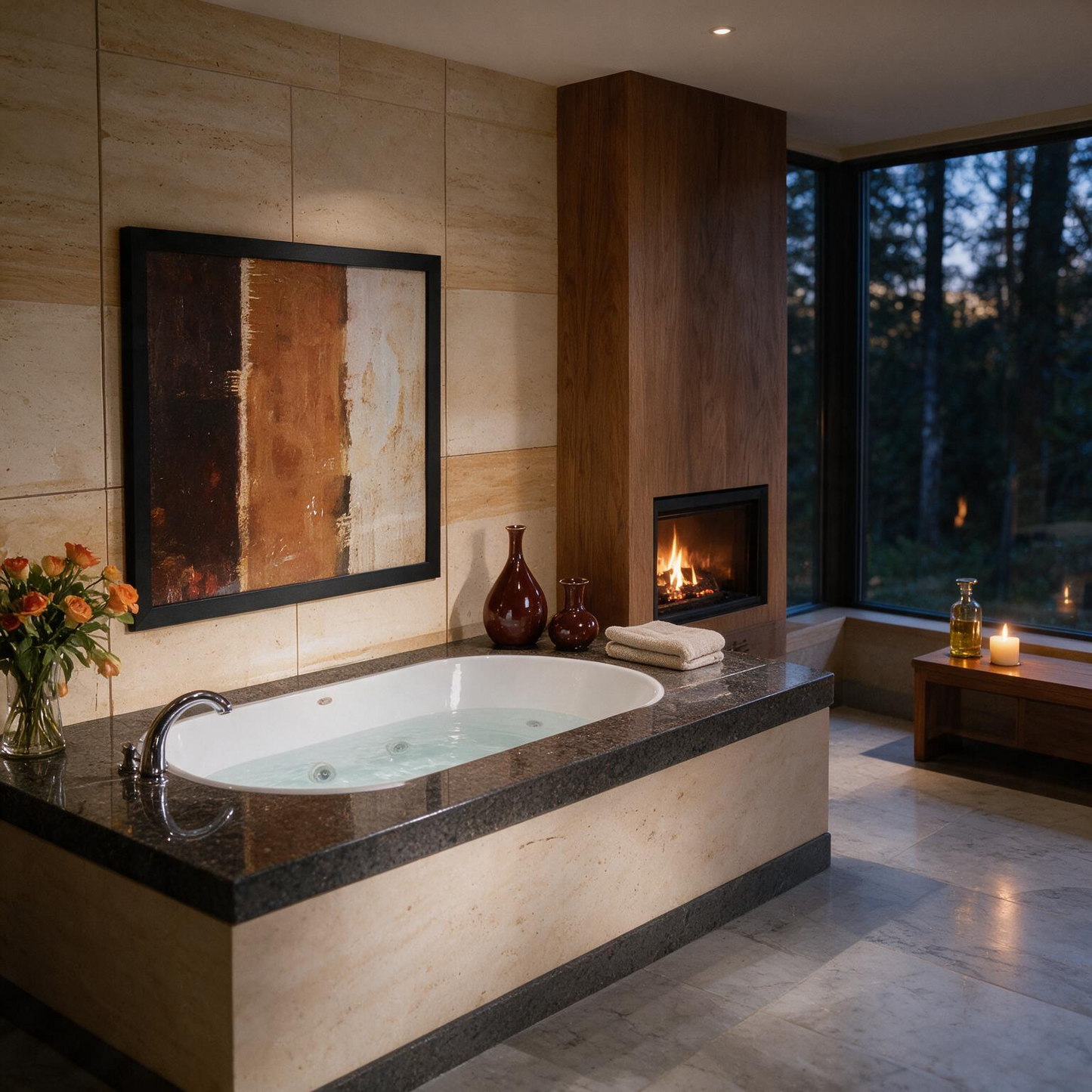Jacuzzi Duetta 66-Inch Premium Undermount Whirlpool Bathtub