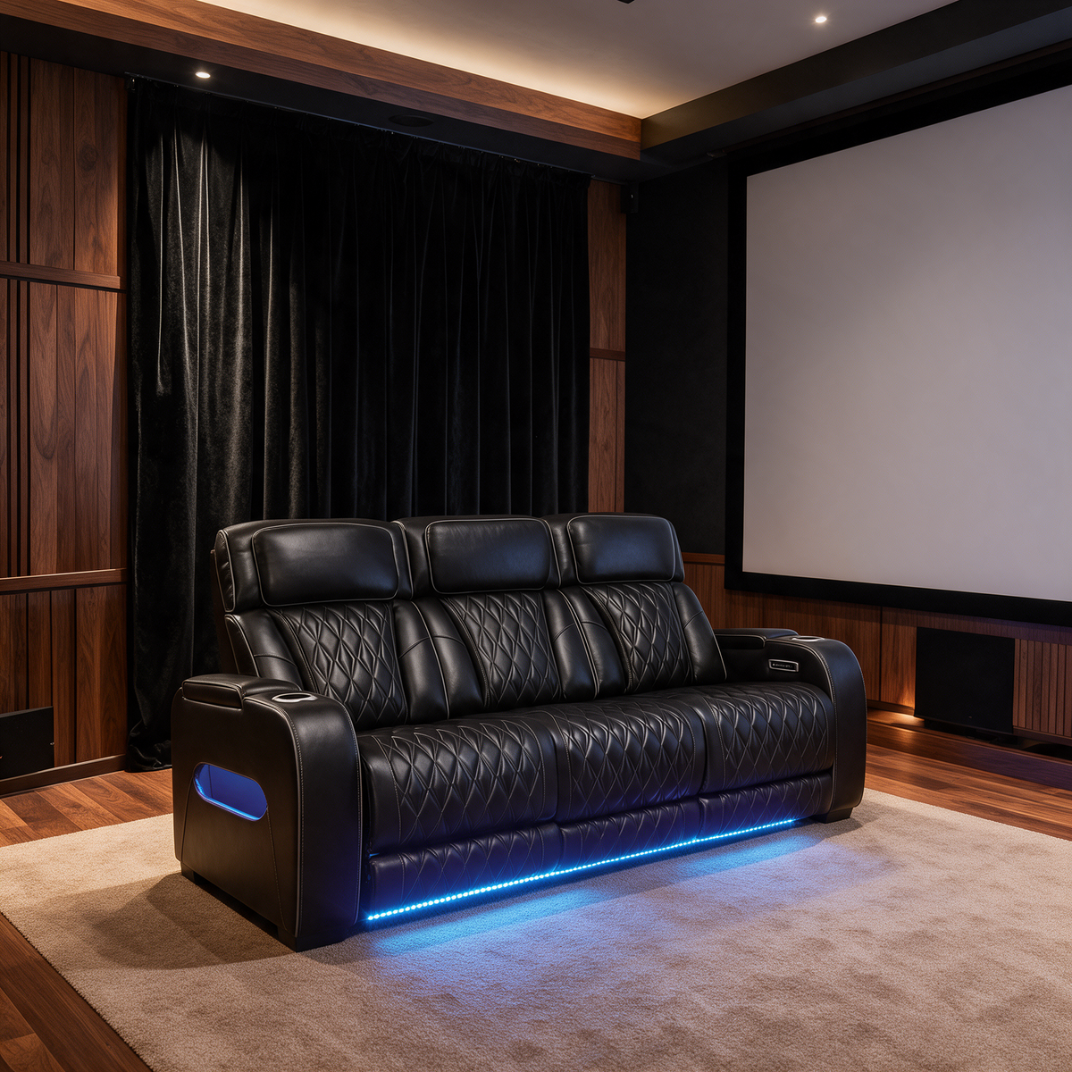 Home theater seating for Elite Retreat