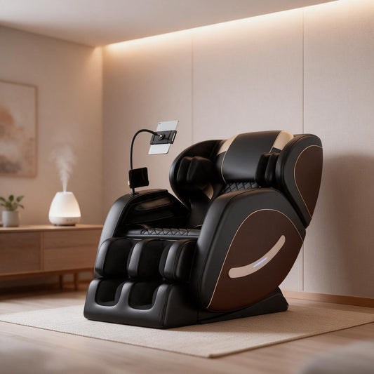 Airvana Sovereign Zero-Gravity Massage Chair With Six Massage Rollers