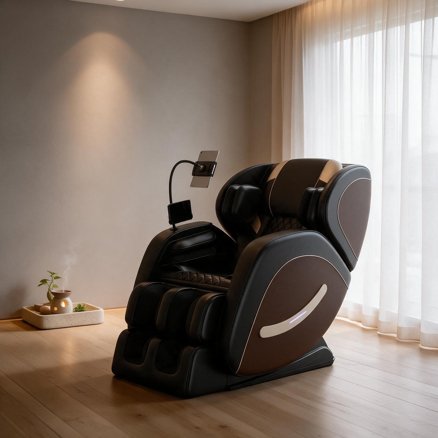 Airvana Sovereign Zero-Gravity Massage Chair With Six Massage Rollers