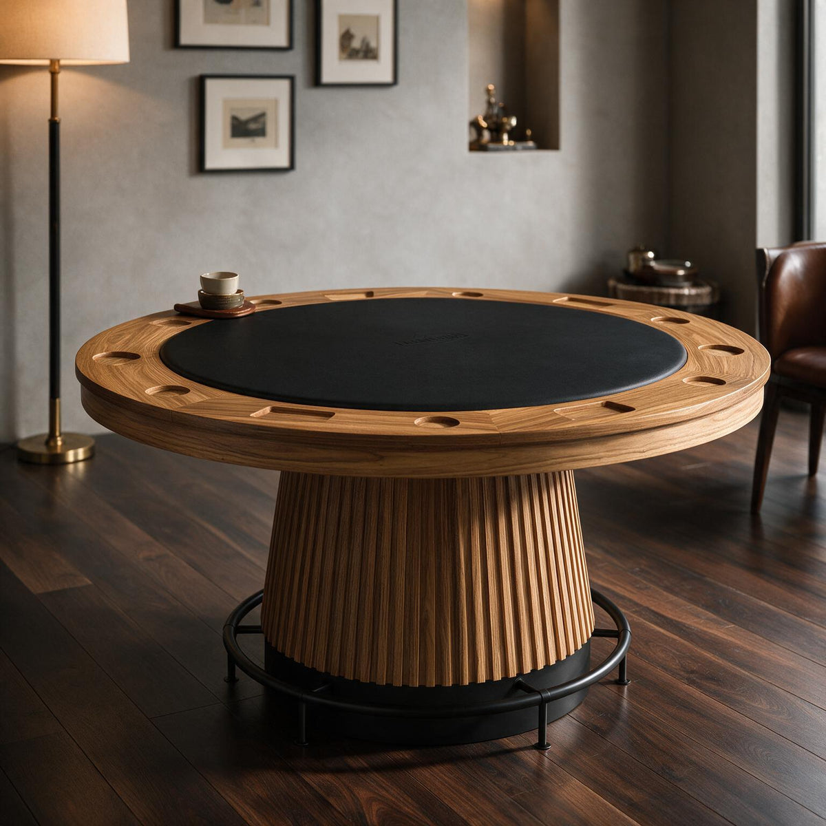 Prohibition Series 60" Poker Table Walnut