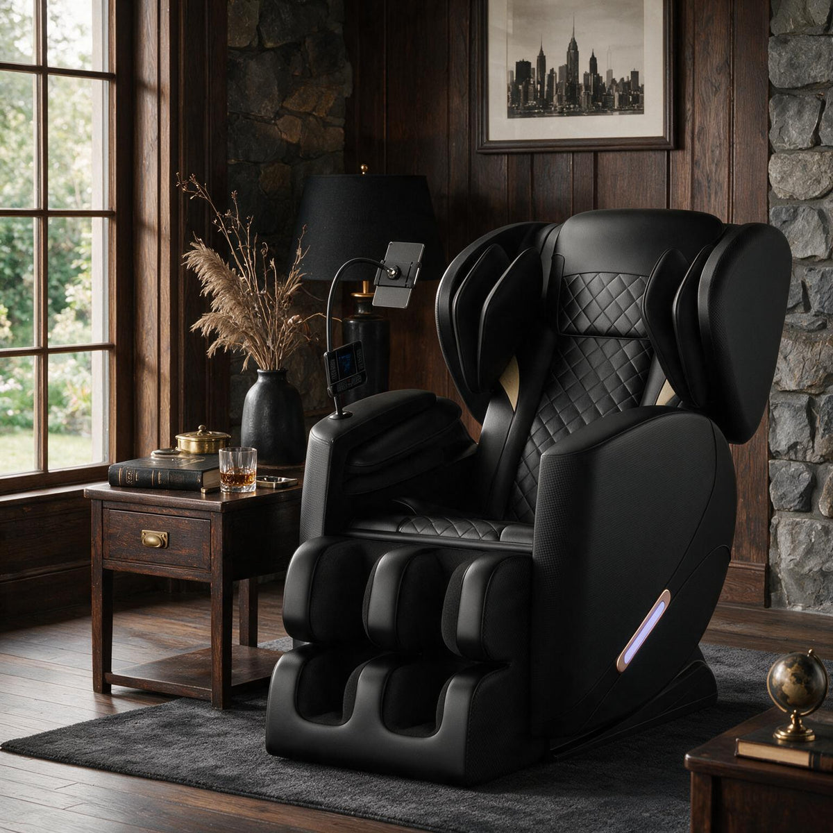 2024 Massage Chair Recliner with Zero Gravity with Full Body Air Pressure
