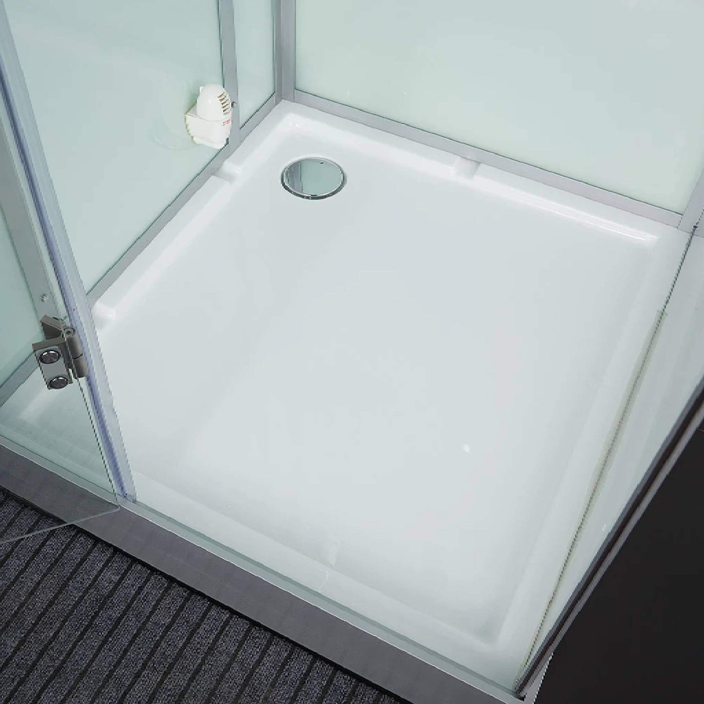 Maya Bath Platinum Arrezo Steam Shower With Rainfall Ceiling Shower